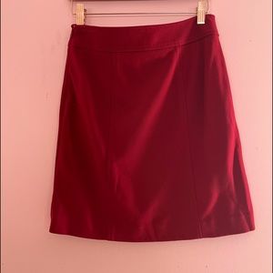 AnnTaylor Red skirt . Size 0p . EUC